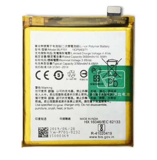 Original Realme X Battery Replacement Price in India Chennai 