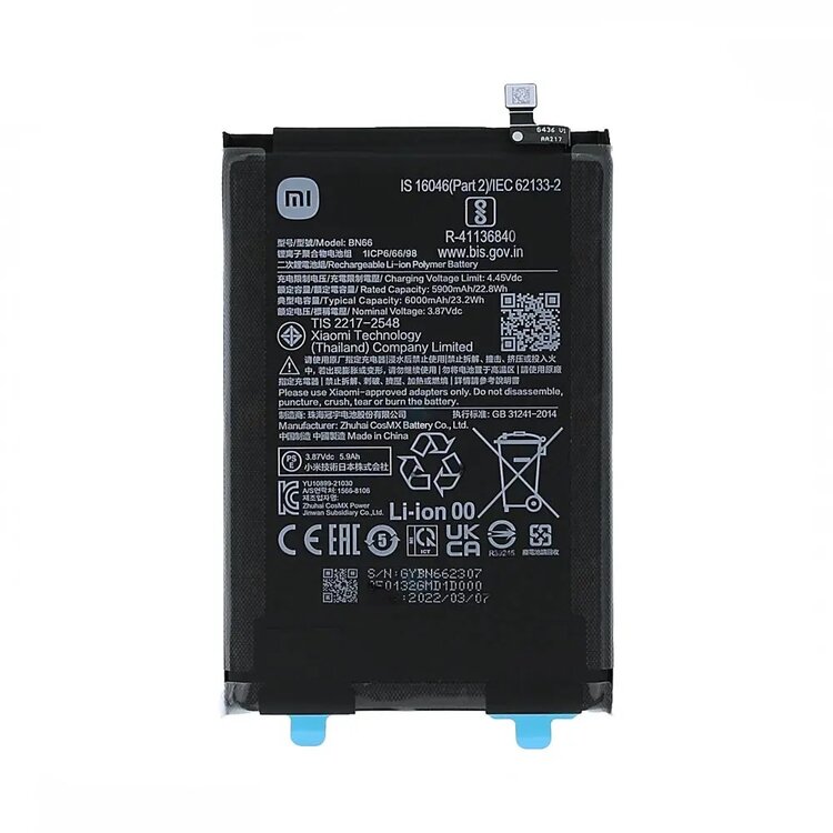 Original Xiaomi Redmi 10 Power Battery Replacement Price in India Chennai 