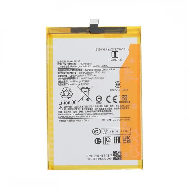 Original Xiaomi Redmi 13 5G Battery Replacement Price in India Chennai 