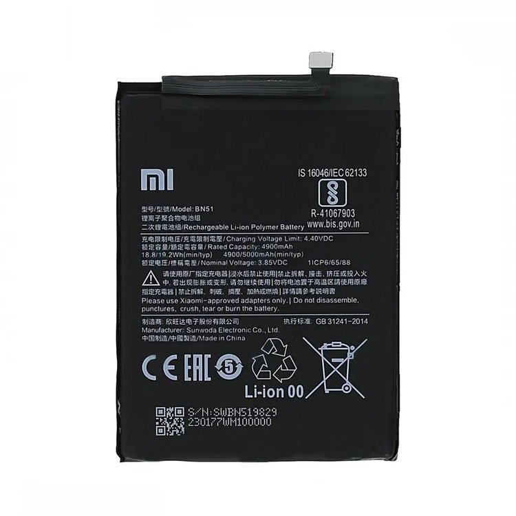 Original Xiaomi Redmi 8A Battery Replacement Price in India Chennai 