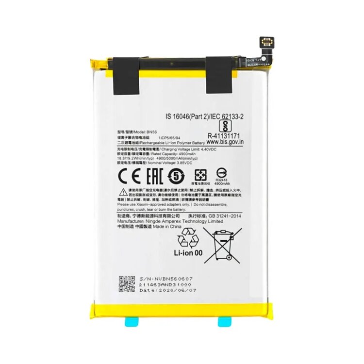 Original Xiaomi Redmi 9i Battery Replacement Price in India Chennai 