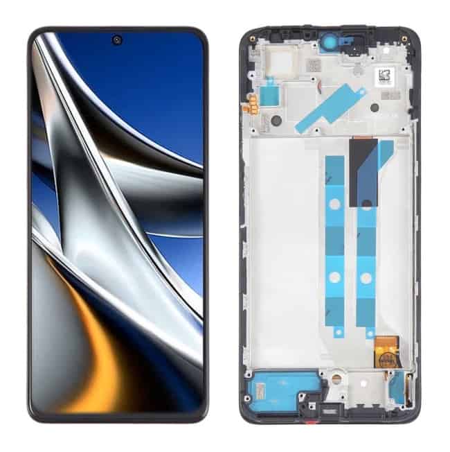 Display with Touch Screen Replacement for Poco X4 Pro 5G - Original with Frame