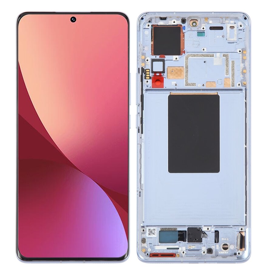 Display with Touch Screen Replacement for Xiaomi 12 Pro 5G - With Frame Blue
