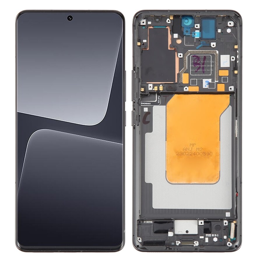 Display with Touch Screen Replacement for Xiaomi 13 Pro - With Frame Black
