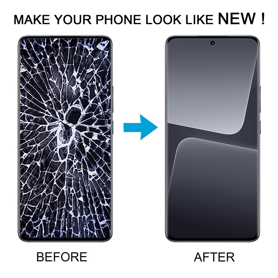 Display with Touch Screen Replacement for Xiaomi 13 Pro - With Frame White