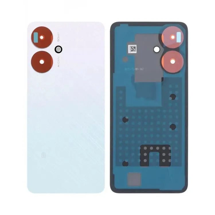 Xiaomi Redmi 13C 5G Back Panel Glass Replacement in India Chennai - Silver