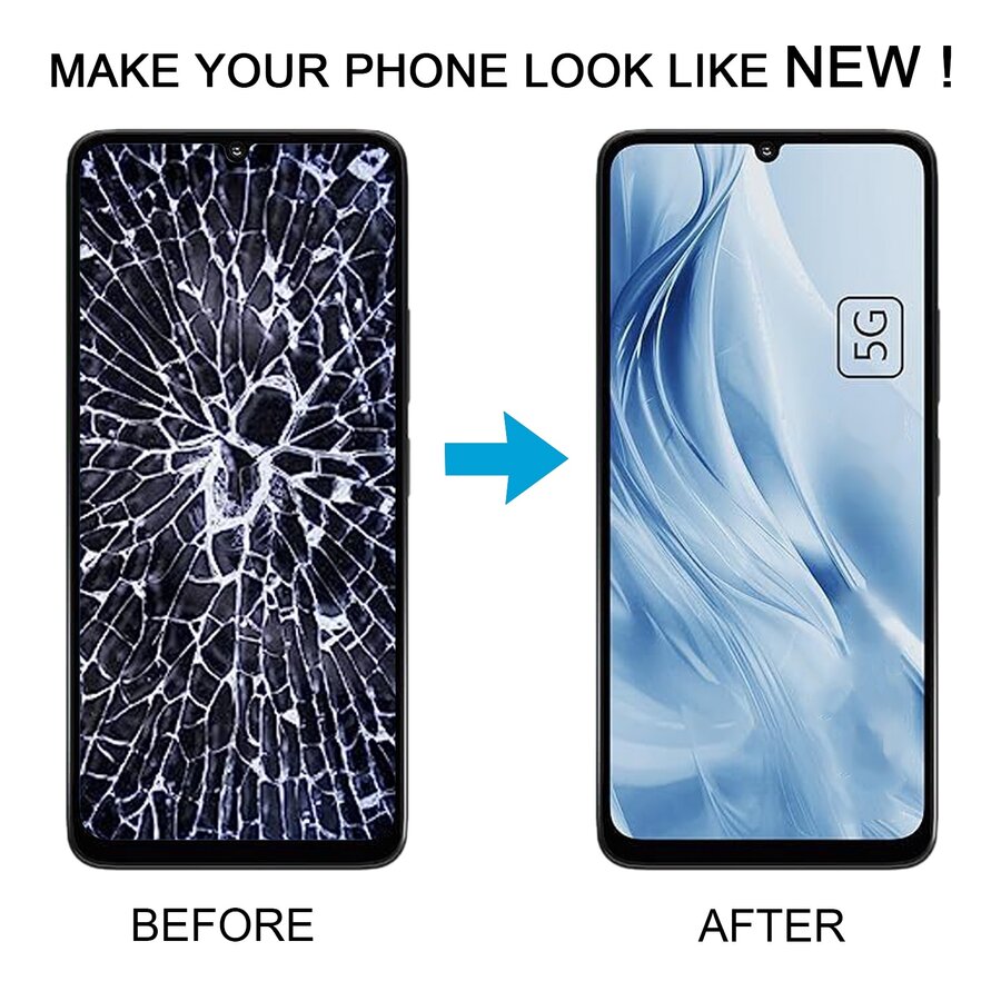 Display with Touch Screen Replacement for Xiaomi Redmi 13C 5G - Original With Frame