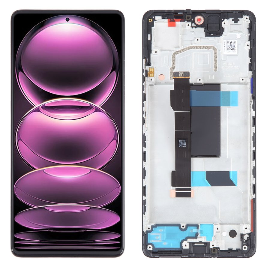 Display with Touch Screen Replacement for Xiaomi Redmi Note 12 Pro 5G - Original With Frame