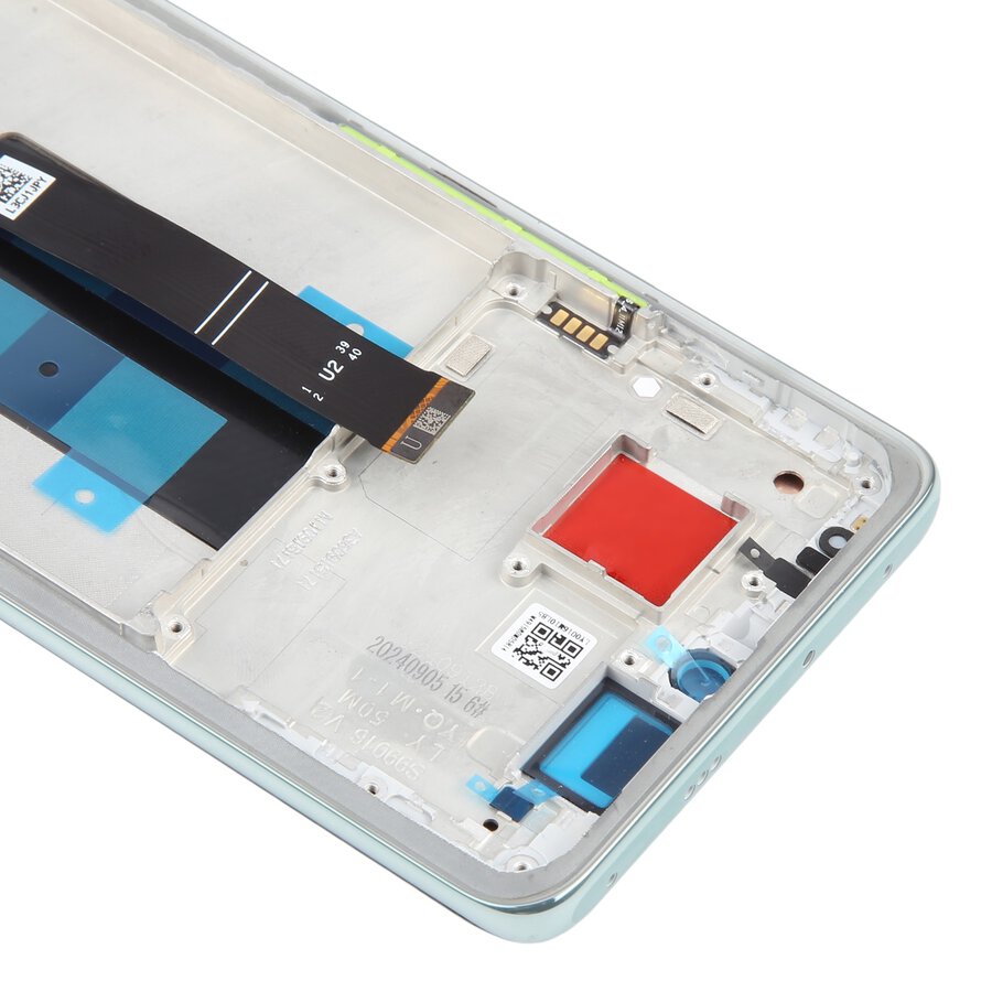 Xiaomi Redmi Note 14 Pro Plus 5G Display and Touch Screen Combo Replacement Cost in Chennai India Original With Frame Green