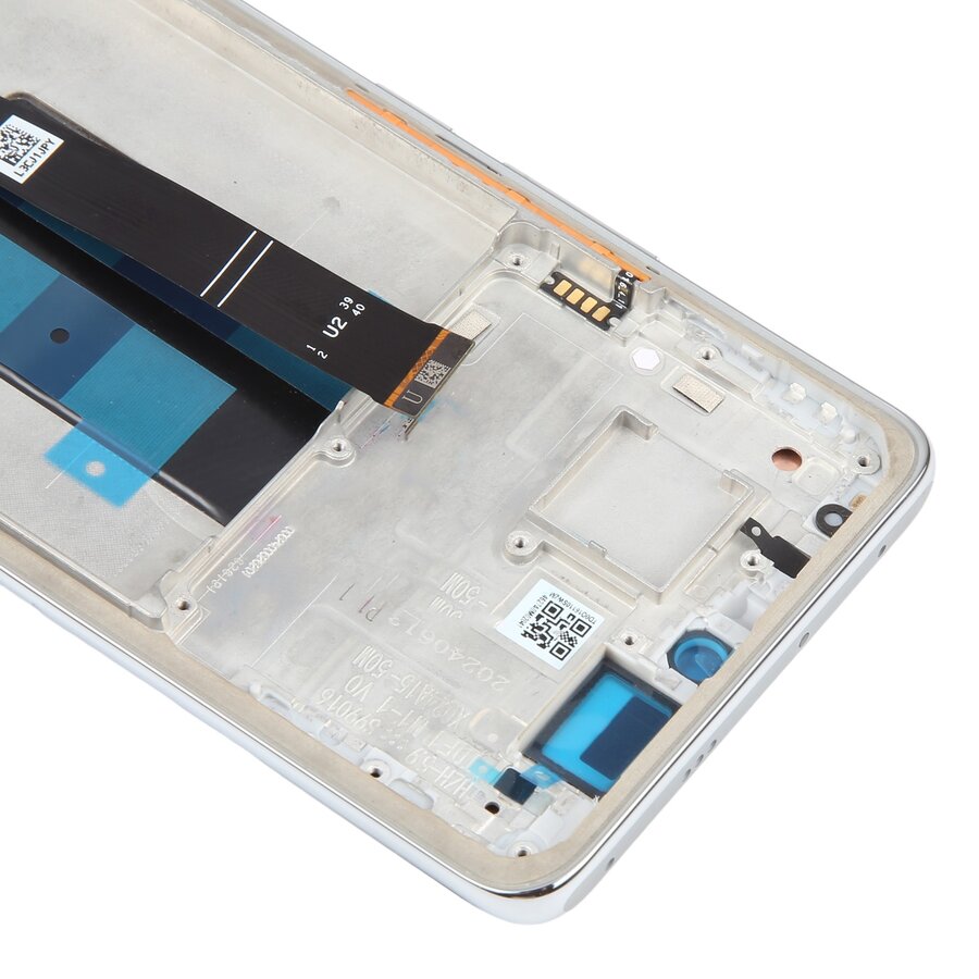 Xiaomi Redmi Note 14 Pro Plus 5G Display and Touch Screen Combo Replacement Cost in Chennai India Original With Frame White