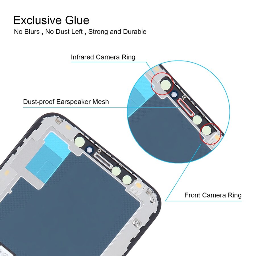 iPhone XS Display and Touch Screen Combo Replacement Price in Chennai India (OLED) - 6