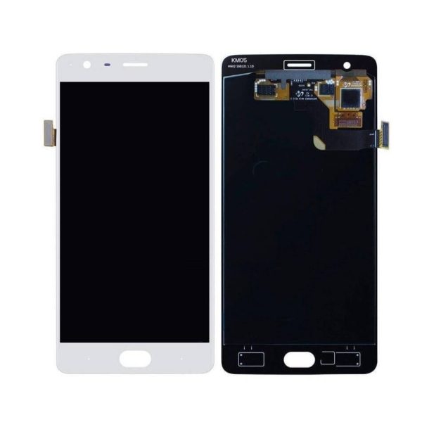 OnePlus 3T Display and Touch Screen Combo Replacement in India White (A3010)