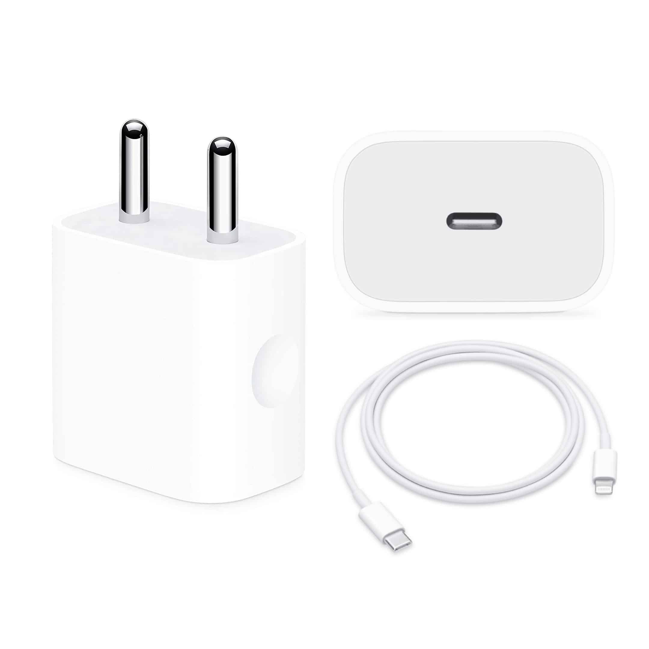 Apple iPhone 12 Charger USB C Adapter and Cable Price in India Chennai