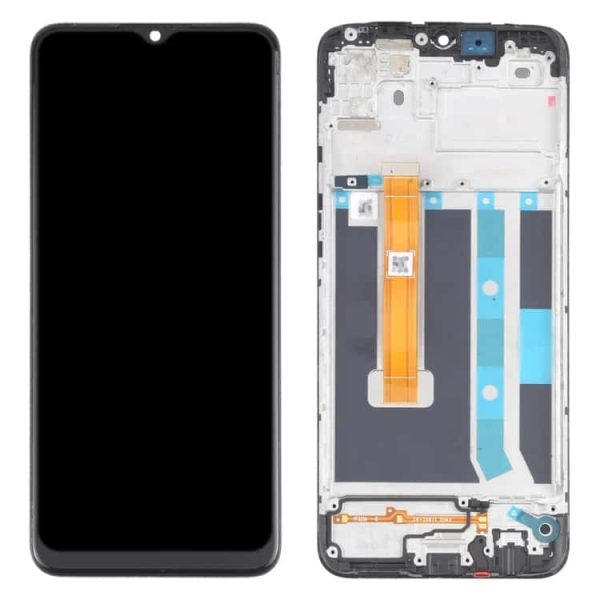 Oppo A15 Display and Touch Screen Combo Replacement Price in Chennai India With Frame - CPH2185