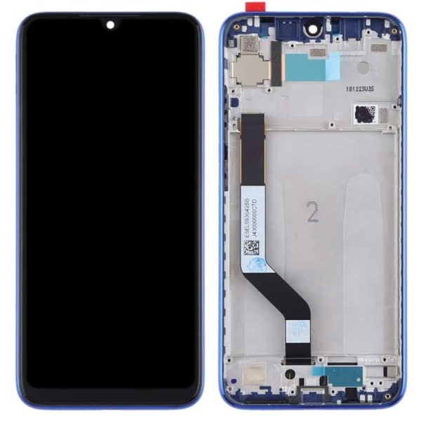 Original Xiaomi Redmi Redmi Note 7 Pro Display and Touch Screen Combo Replacement price in Chennai India with Frame - Blue