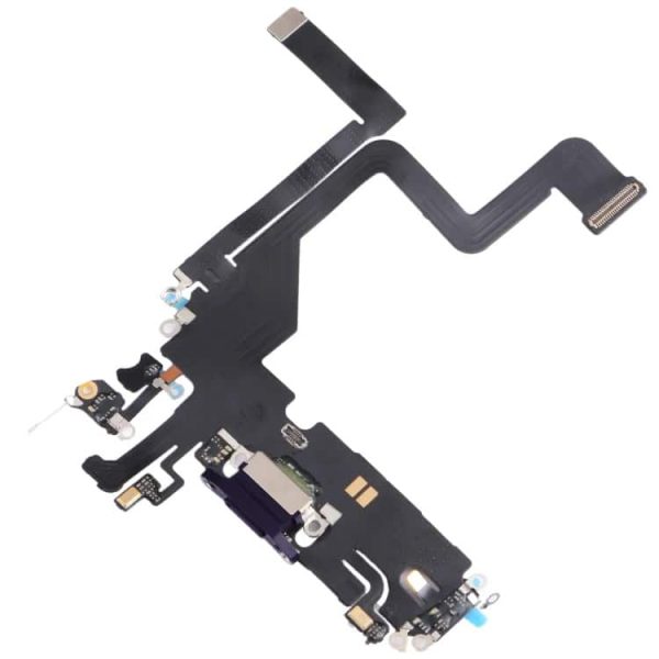 Apple iPhone 14 Pro Charging Port Flex Cable Replacement Price in Chennai India Premium - Deep Purple - 2